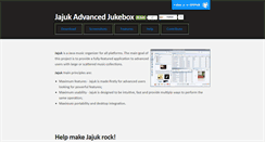 Desktop Screenshot of jajuk.info